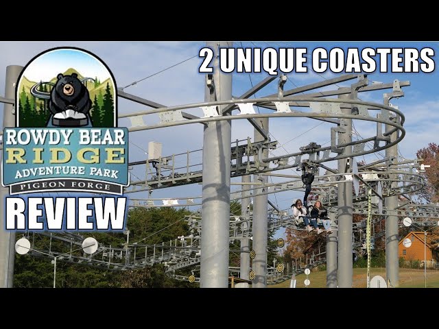 Rowdy Bear Ridge Adventure Park Review, Pigeon Forge Family Entertainment Center | 2 Unique Coasters