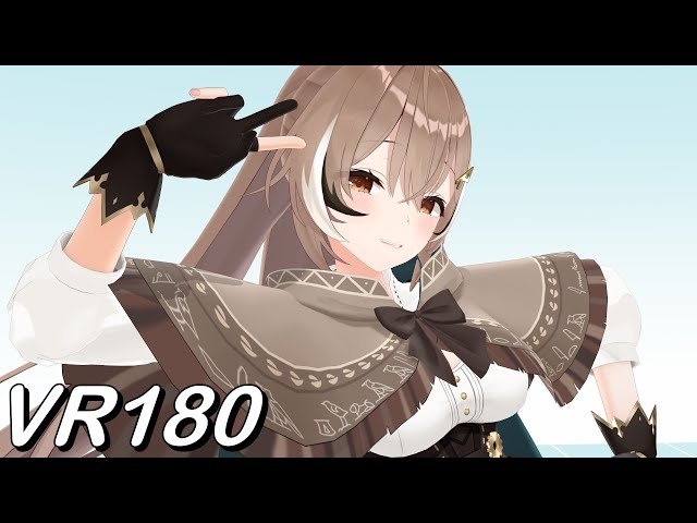 【VR180】近いVR ビビデバ by 七詩ムメイ【Hololive MMD 8K】 M injected