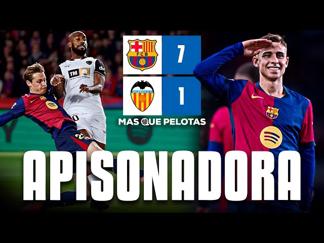 BRUTAL GOLEADA ¡EL BARÇA REVIENTA AL VALENCIA!