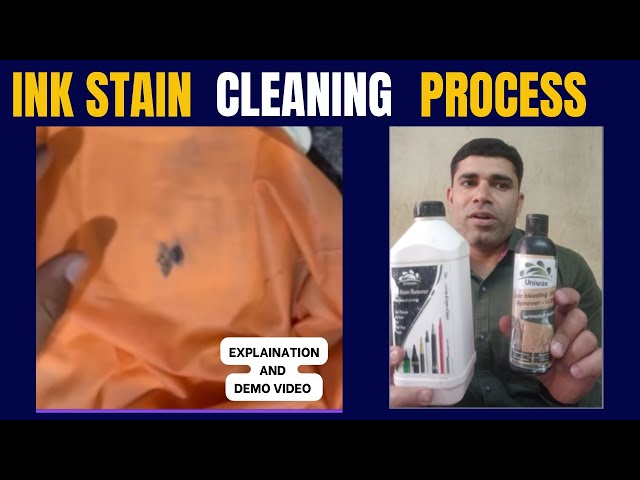 How To Remove Ink Stain From Clothes, Dry Cleaning Process, Laundry Business