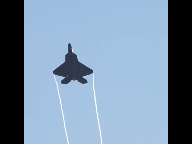 The Raptor's Roar! How the F-22's Engines Make It GREAT! #military  #airforce #jet #stealth #f22