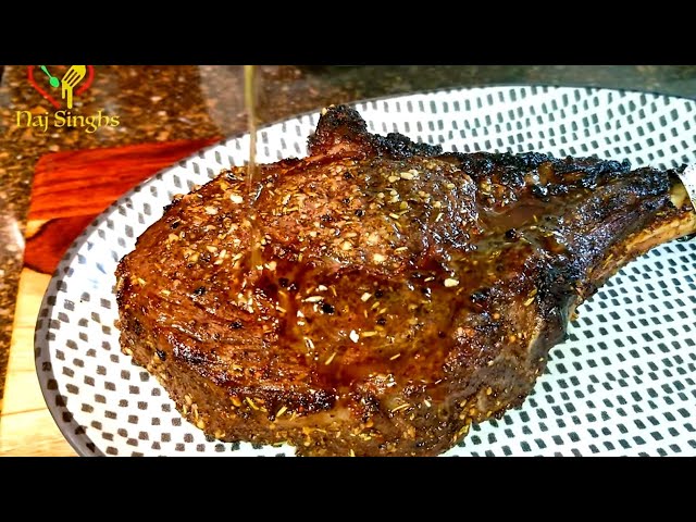 The BEST Seasoning Mix for BEEF | Cook Tomahawk Steak (in your oven) the EASY way