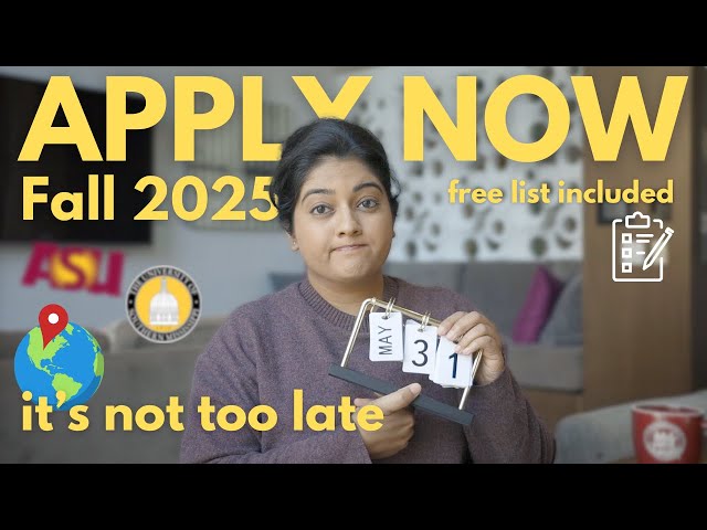 Late Deadline Universities in the USA Fall 2025 | Rolling Applications with High Scholarships