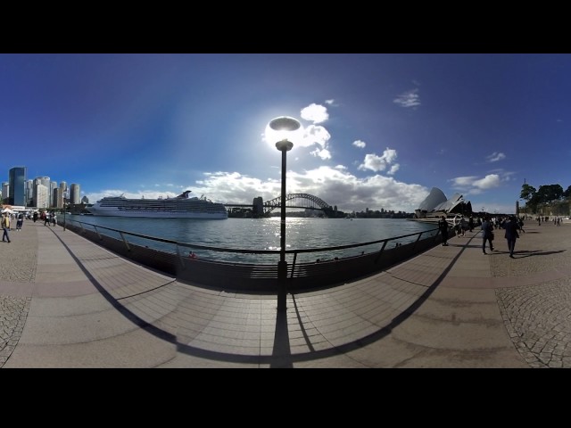 Sydney Opera House and Harbour - 360 Video [Royalty Free Stock Footage] $350 [4K VR Stereoscopic 3D]