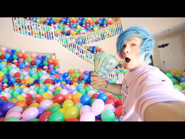 HIDING $1,000 IN 10,000 BALLOONS - PRANK WARS