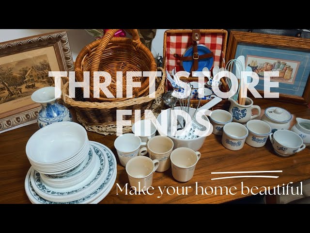 Thrift Store Finds- Make Your Home Beautiful on a Budget