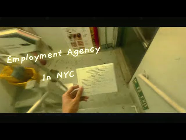 Finding a cash job in New York with agency