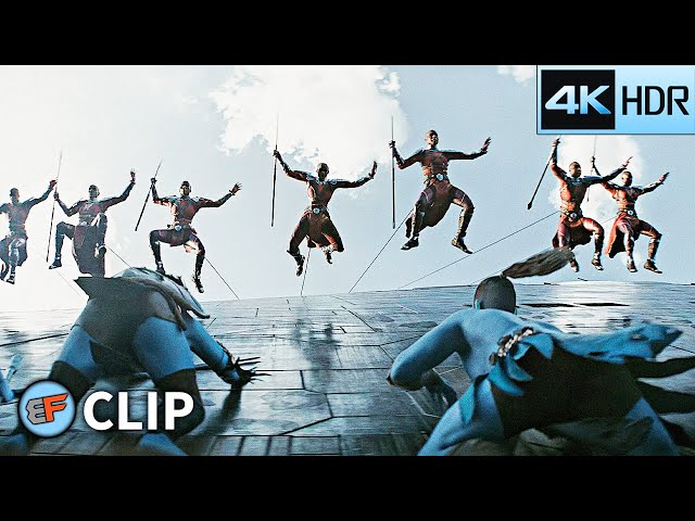 Wakandans vs Talokanil - Final Battle (Part 1) | Black Panther Wakanda Forever (2022) IMAX 4K HDR