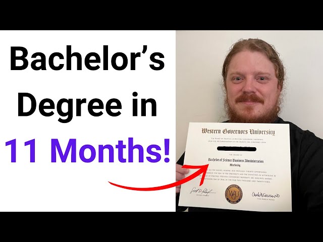 Bachelor's Degree in 11 Months | David's Story