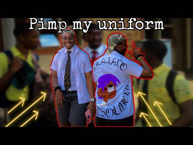 Pimp my uniform 😤(South African YouTuber 🇿🇦)￼