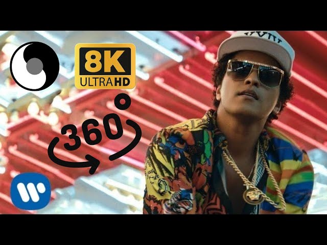 Bruno Mars | 24K Magic (360 & VR 8K Video)