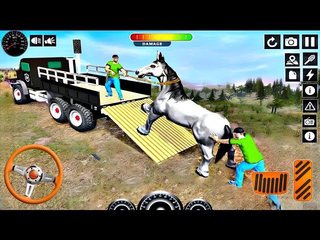 Animal Transport Truck Simulator - Zoo Transporter Drive 3D - Android Gameplay