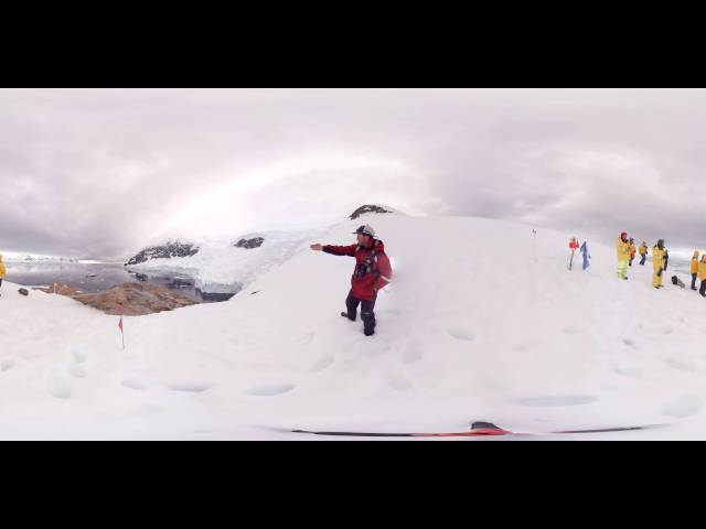 Antarctica: Geologist & Glaciologist Colin Souness at Neko Harbor (360° VR)