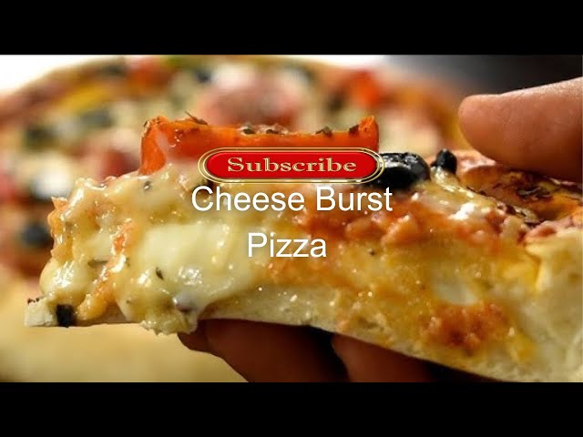 The Most Cheesiest Cheese Burst Crust Pizza | My Kitchen Vlog