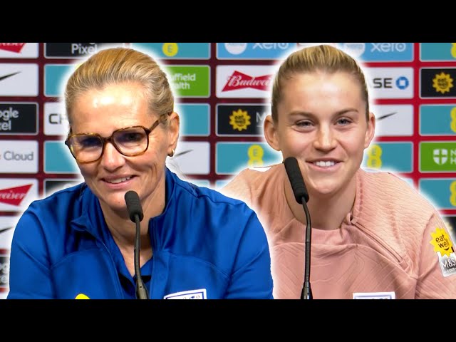 'World has changed! WE ARE ADAPTING!' | Sarina Wiegman, Alessia Russo | England Women v Spain Women