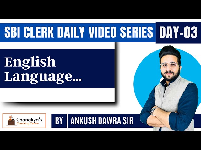 SBI Clerk 2024 || English || Spot The Errors || Sentence Improvement || By Ankush Dawra Sir