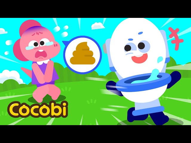 ¡Me Duele Mucho el Estómago! Tengo que ir al Baño!😰🚽 | Canciones Infantiles | Kids Songs | Cocobi