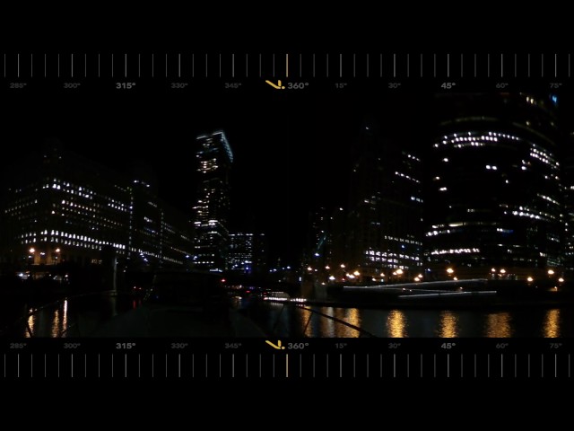 Chicago Boating Lake Michigan and The Chicago River in 360 Degrees