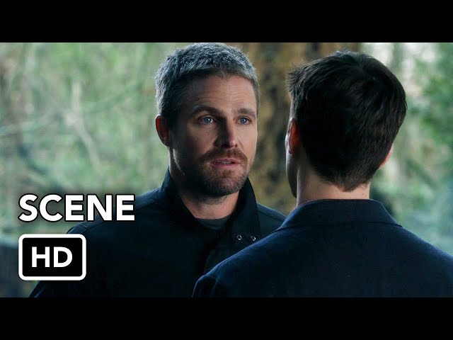 The Flash 9x09 "Oliver and Barry Team Up" Scene (HD) ft. Stephen Amell