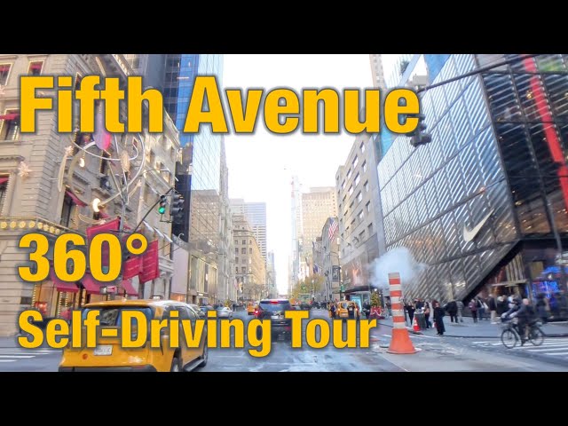 5th Ave NYC in November [360° VR Tour]