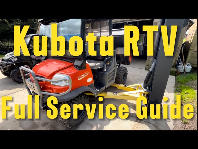 Kubota RTV900 Complete Service Guide