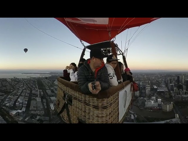 Ballooning over Melbourne, Australia