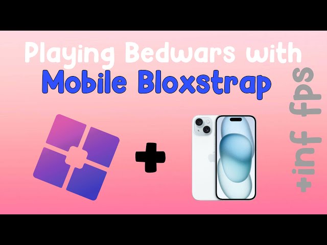 Mobile BloxStrap gameplay on Bedwars