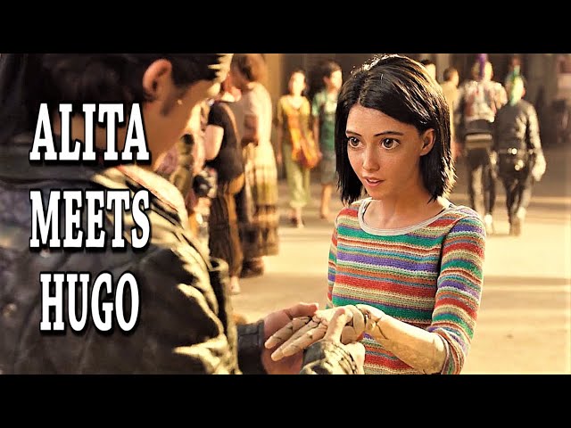 ALITA Battle Angel meets Hugo for the first time [Horizontal Flip]