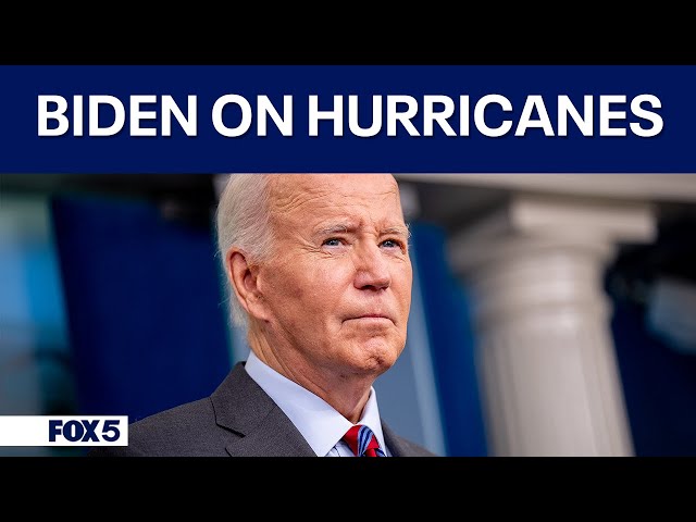 Biden to speak on Helene response, Milton preparations | FOX 5 DC