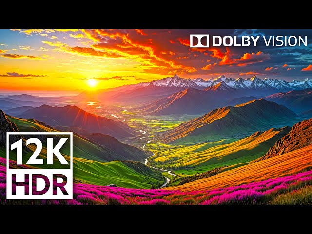 Amazing Planet Paradise in 12K HDR Dolby Vision 120fps