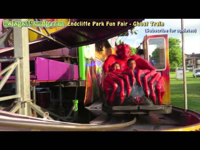 Ghost Train Ride at Endcliffe Park Fun Fair - Sheffield UK - Things to do