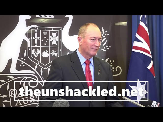 Post-Cronulla Press conference Senator Fraser Anning