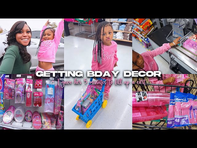 I GAVE NAE 5 MINUTES TO FILL A CART WITH WHATEVER SHE WANTS + GETTING BDAY DECOR | NAEVEMBER VLOG 3😳