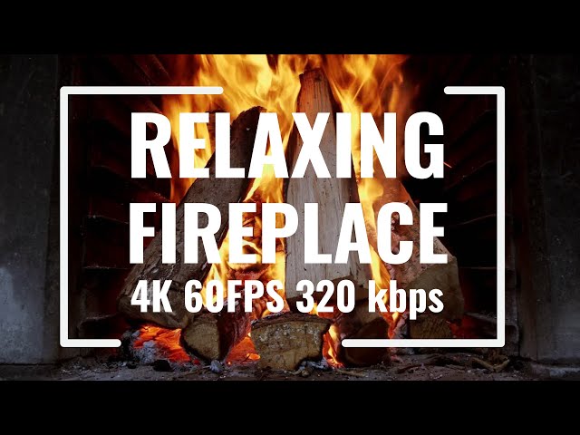 4k fireplace Relaxation Sounds ASMR | NO ADS 4k Realistic Ultra Hd 60 Fps 320kbps