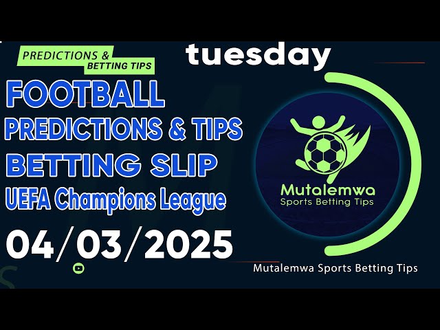 FOOTBALL PREDICTIONS TODAY 04/03/2025 PREDICTIONS TODAY | BETTING TIPS ,#betting@sports betting tips