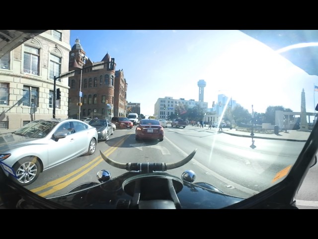 360 view Part 47 Dallas City Tour picking up guest at secondary check out ticket booth