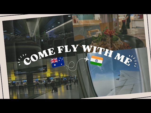 come fly with me [CC] | melbourne ✈︎ delhi, flight vlog, airport aesthetics, bangkok layover .ೃ࿔ ✈︎