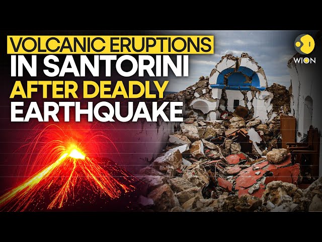 Santorini Volcano Earthquake LIVE: Volcanic Eruption After 200 Earthquake? | Greece News | WION