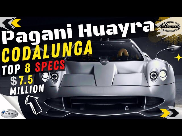 Most Unique Pagani 1 of 5 | The Pagani Huayra Codalunga