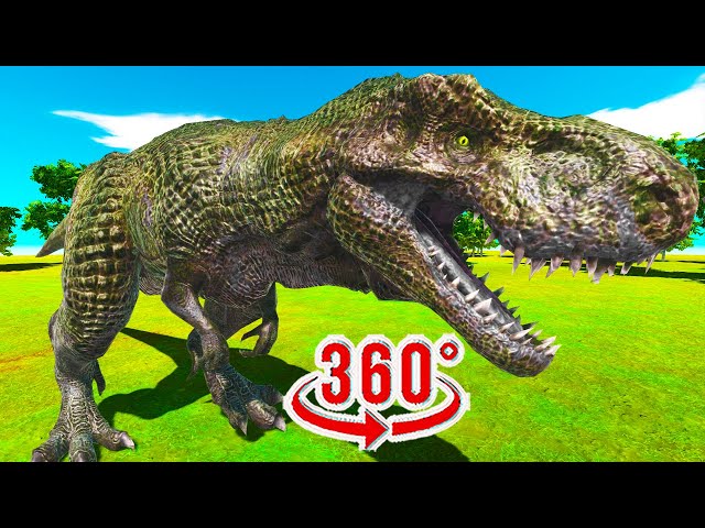 VR T-Rex Battle with 360° Memes