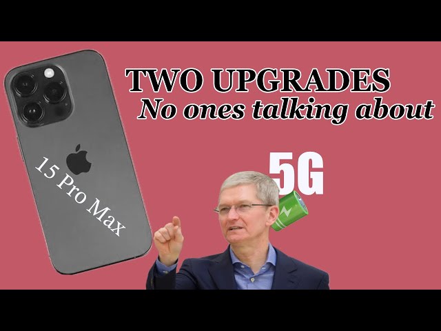 iPhone 15 - Two Massively Underrated Upgrades