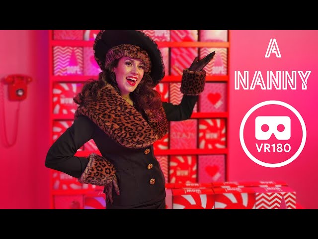 Lexy Nighcat is "The Nanny" but sexy - VR180 Burlesque Performance Teaser 3D