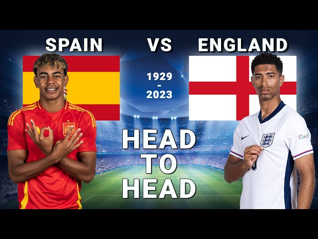 Spain vs England Head to Head | 1929 -2023 | UEFA  EURO 2024 #spain #england #uefa #euro2024