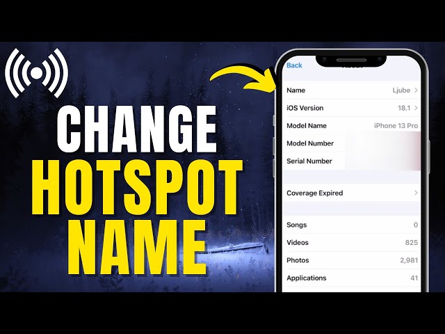 How to Change Hotspot Name on iPhone (2025)