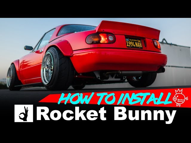 HOW TO: MAZDA MIATA ROCKET BUNNY KIT INSTALL | #OMGMIATA | SEMA EP9 | [4K60]