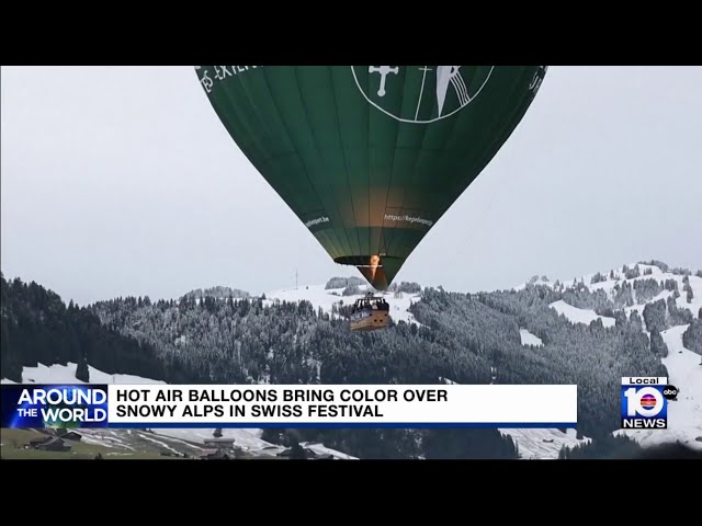 Switzerland hosts annual 9-day hot air balloon festival