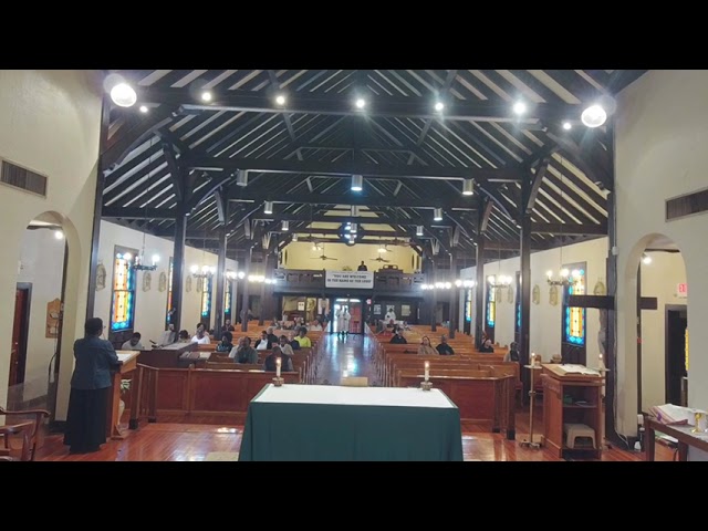 9:00 A. M  MASS: GIVE THANKS TO THE LORD FOR HIS LOVE ENDURES FOR EVER