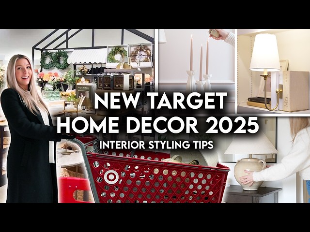 TARGET HOME DECOR SHOP WITH ME + HAUL 2025 | DECOR STYLING TIPS