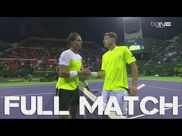 Doha Open 2016 : Rafael Nadal vs Pablo Carreño-Busta (1/16 Finale), FULL MATCH HD