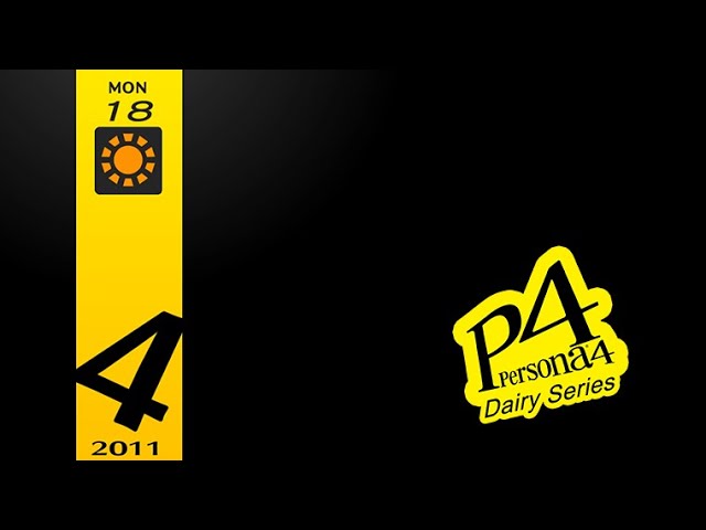 Persona 4 Golden Diary April 18